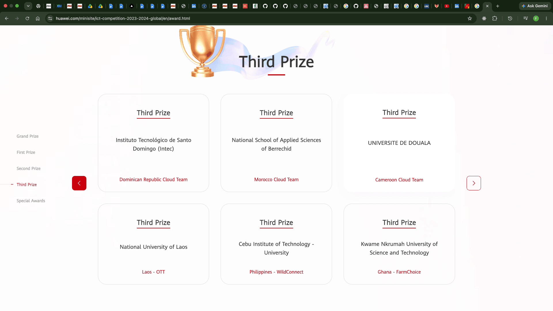 Huawei ICT Competition – 2nd Place, West Africa 2